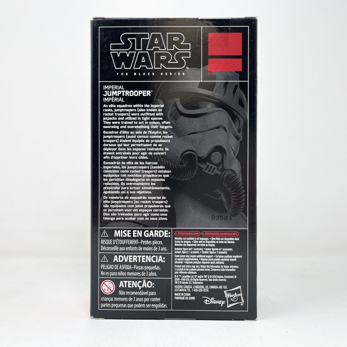 Vintage Hasbro Star Wars Black Series Sealed Figures Imperial Jump Trooper (2019) - Black Series Hasbro Star Wars Action Figure