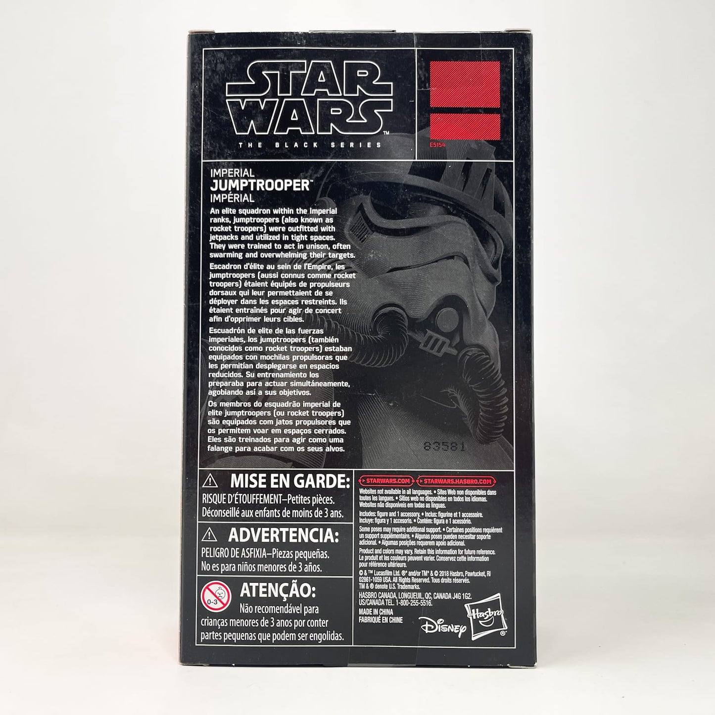 Vintage Hasbro Star Wars Black Series Sealed Figures Imperial Jump Trooper - Hasbro Black Series (2018)