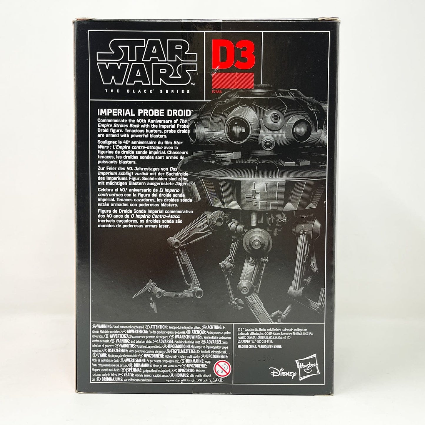 Vintage Hasbro Star Wars Black Series Sealed Figures Imperial Probe Droid (Deluxe) D3 - Black Series Hasbro Star Wars Action Figure