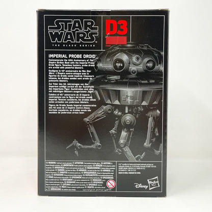 Vintage Hasbro Star Wars Black Series Sealed Figures Imperial Probe Droid (Deluxe) D3 - Black Series Hasbro Star Wars Action Figure