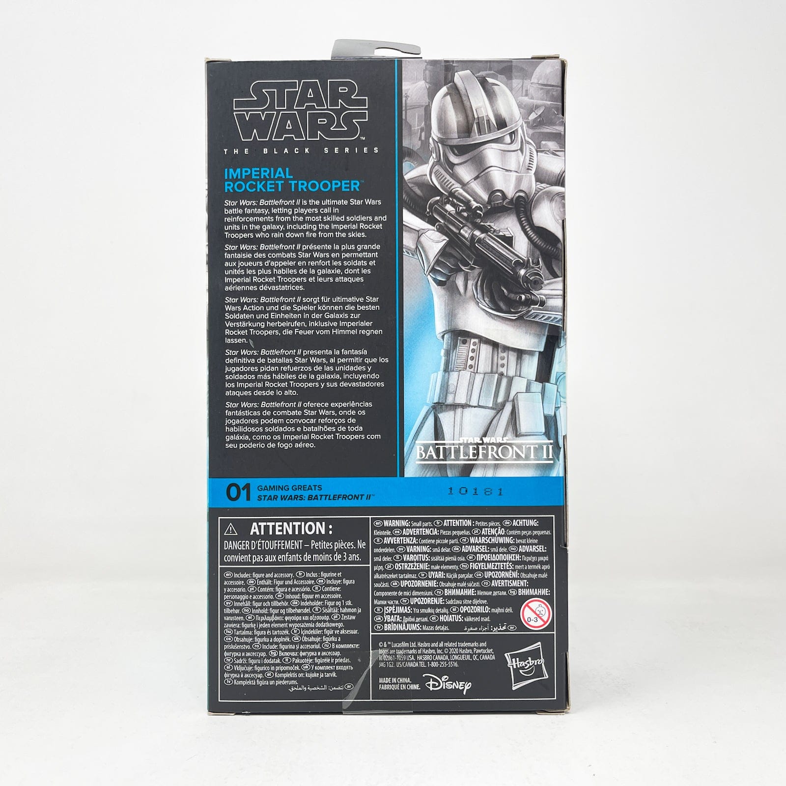 Vintage Hasbro Star Wars Black Series Sealed Figures Imperial Rocket Trooper GG 01 - Black Series Hasbro Star Wars Action Figure