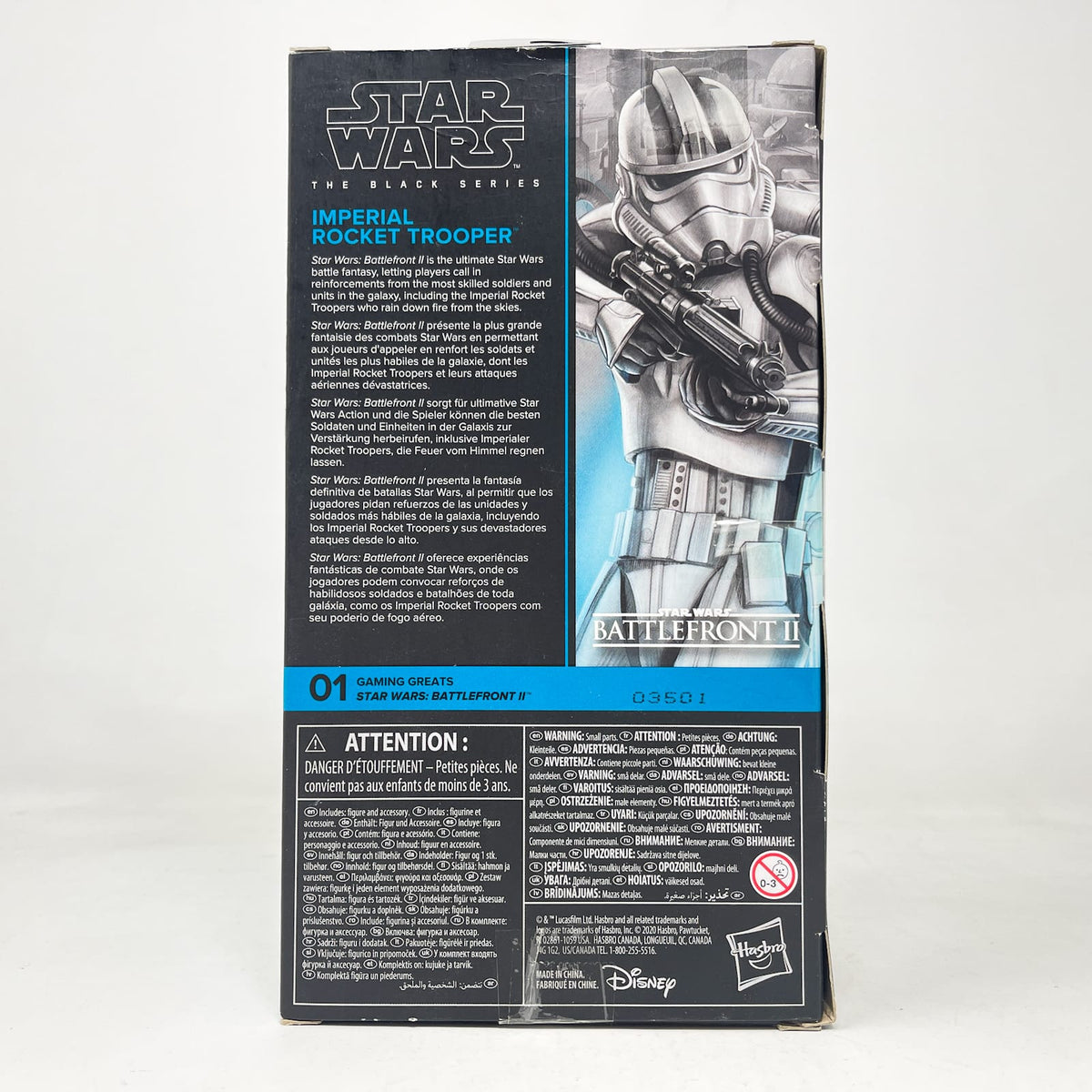 Vintage Hasbro Star Wars Black Series Sealed Figures Imperial Rocket Trooper GG 01 - Hasbro Black Series (2021)