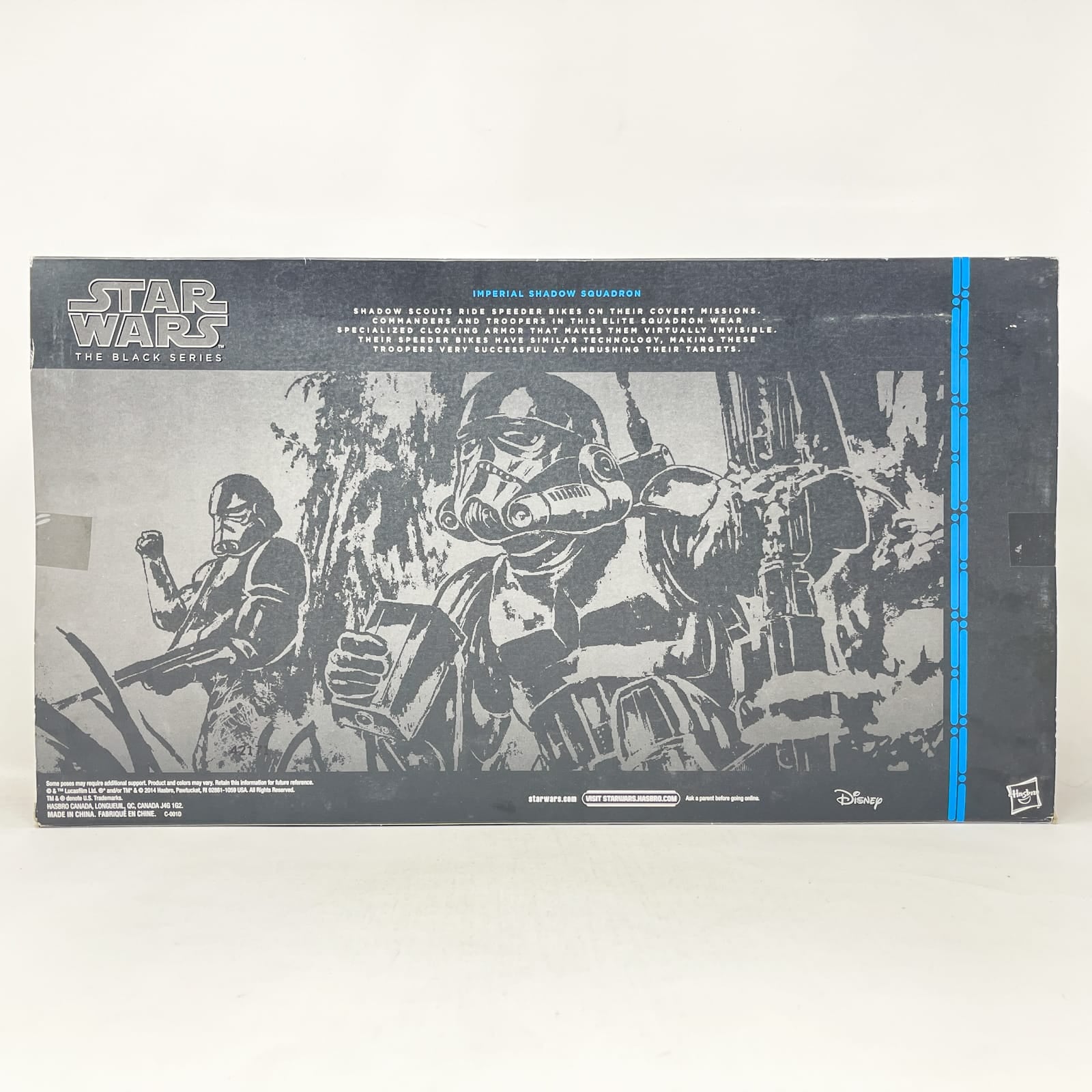 Vintage Hasbro Star Wars Black Series Sealed Figures Imperial Shadow Squadron Speeder Bike with Clone Troopers - Hasbro Black Series (2015)