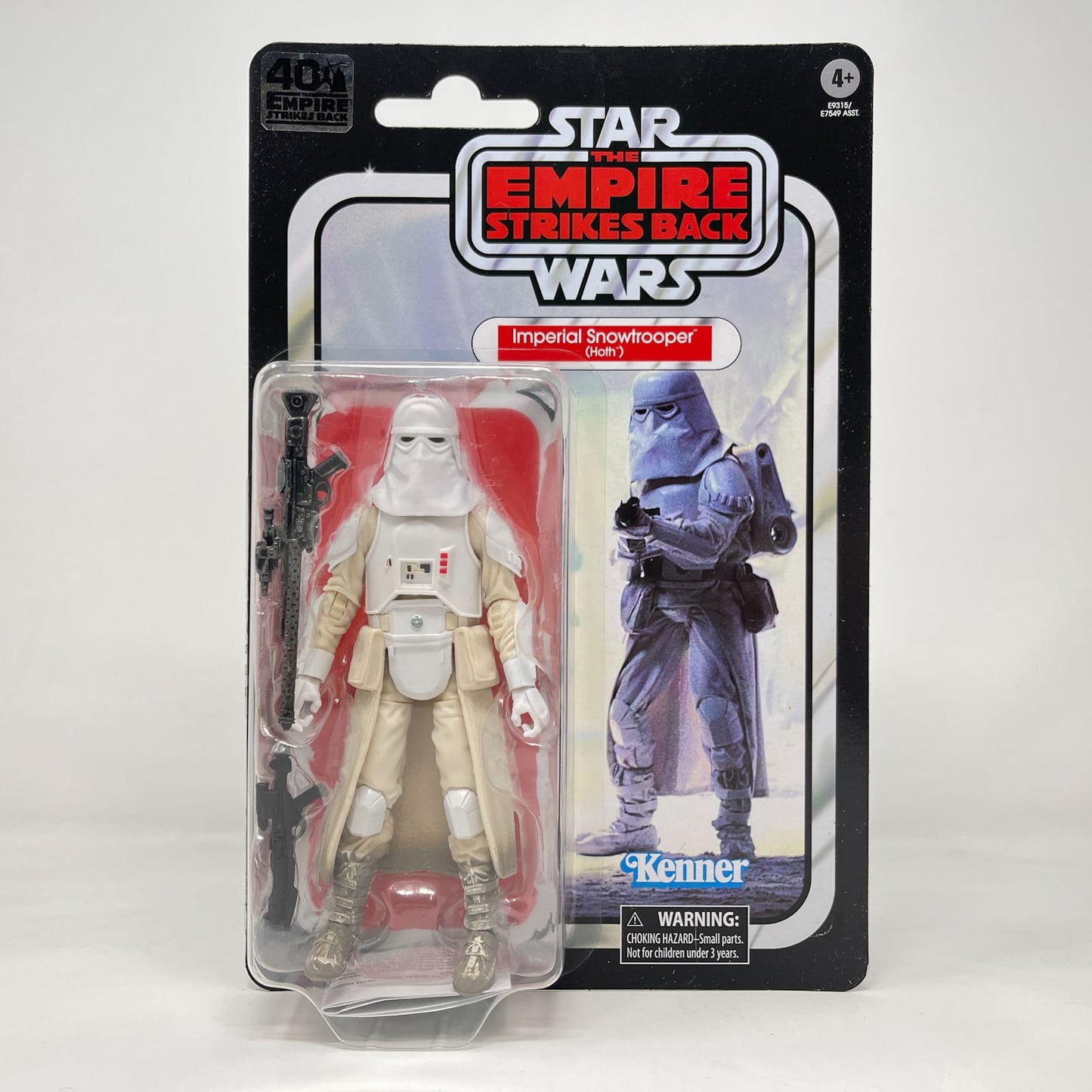 Vintage Hasbro Star Wars Black Series Sealed Figures Imperial Snowtrooper (Hoth) - 40th Anniversary - Hasbro Black Series (2020)