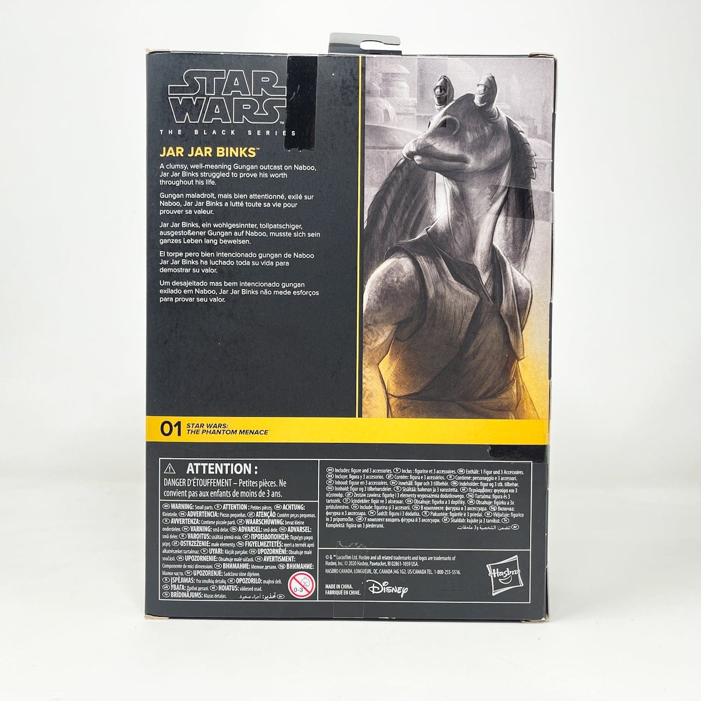 Vintage Hasbro Star Wars Black Series Sealed Figures Jar Jar Binks (Deluxe) - Hasbro Black Series (2021)