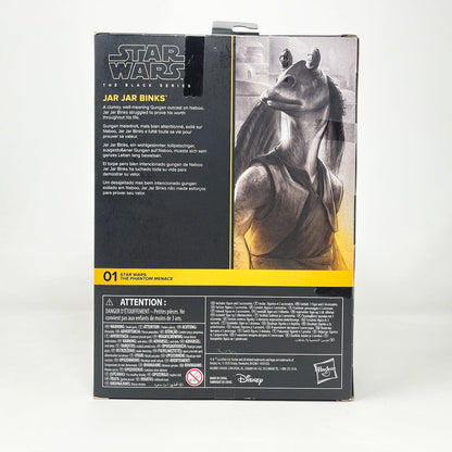 Vintage Hasbro Star Wars Black Series Sealed Figures Jar Jar Binks (Deluxe) - Hasbro Black Series (2021)