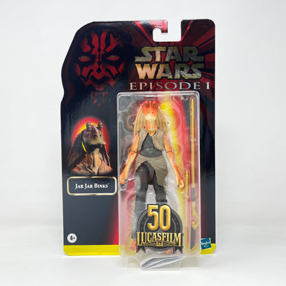 Vintage Hasbro Star Wars Black Series Sealed Figures Jar Jar Binks (TPM) - 50th Anniversary - Hasbro Black Series (2021)