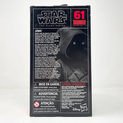 Vintage Hasbro Star Wars Black Series Sealed Figures Jawa #61 - Hasbro Black Series (2018)