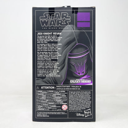 Vintage Hasbro Star Wars Black Series Sealed Figures Jedi Knight Revan (Galaxy Heroes) - Hasbro Black Series (2019)