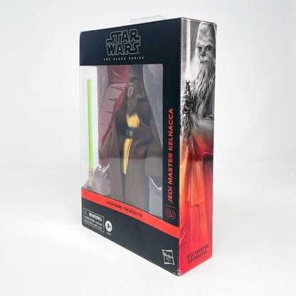 Vintage Hasbro Star Wars Black Series Sealed Figures Jedi Master Kelnacca (Acolyte) #09 - Black Series Hasbro Star Wars