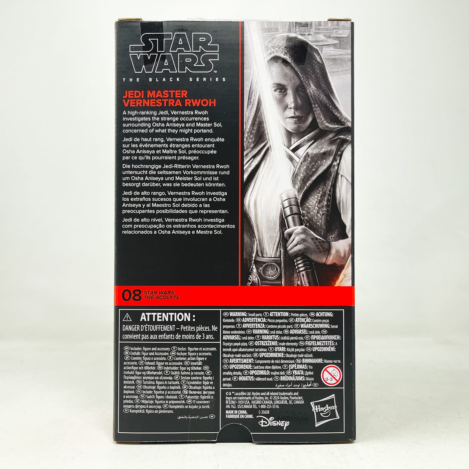 Hasbro 2024 Jedi Master Vernestra Rwoh Black Series Star Wars