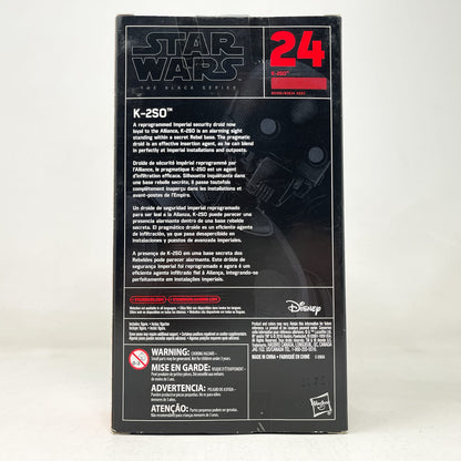 Vintage Hasbro Star Wars Black Series Sealed Figures K-2SO (Imperial Security Droid) #24 - Hasbro Black Series (2020)