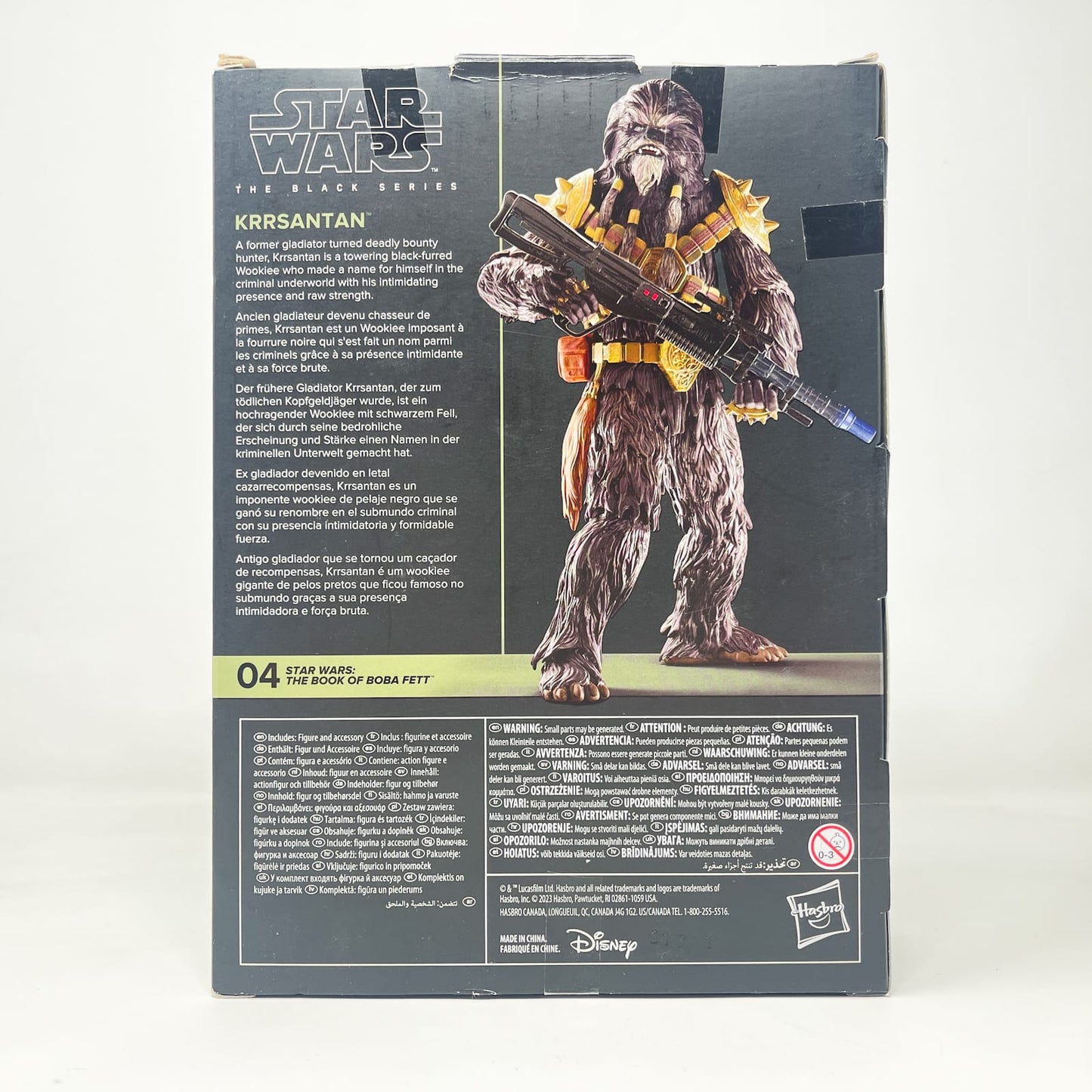 Vintage Hasbro Star Wars Black Series Sealed Figures Krrsantan (Deluxe) BOBF 04 - Hasbro Black Series (2023)