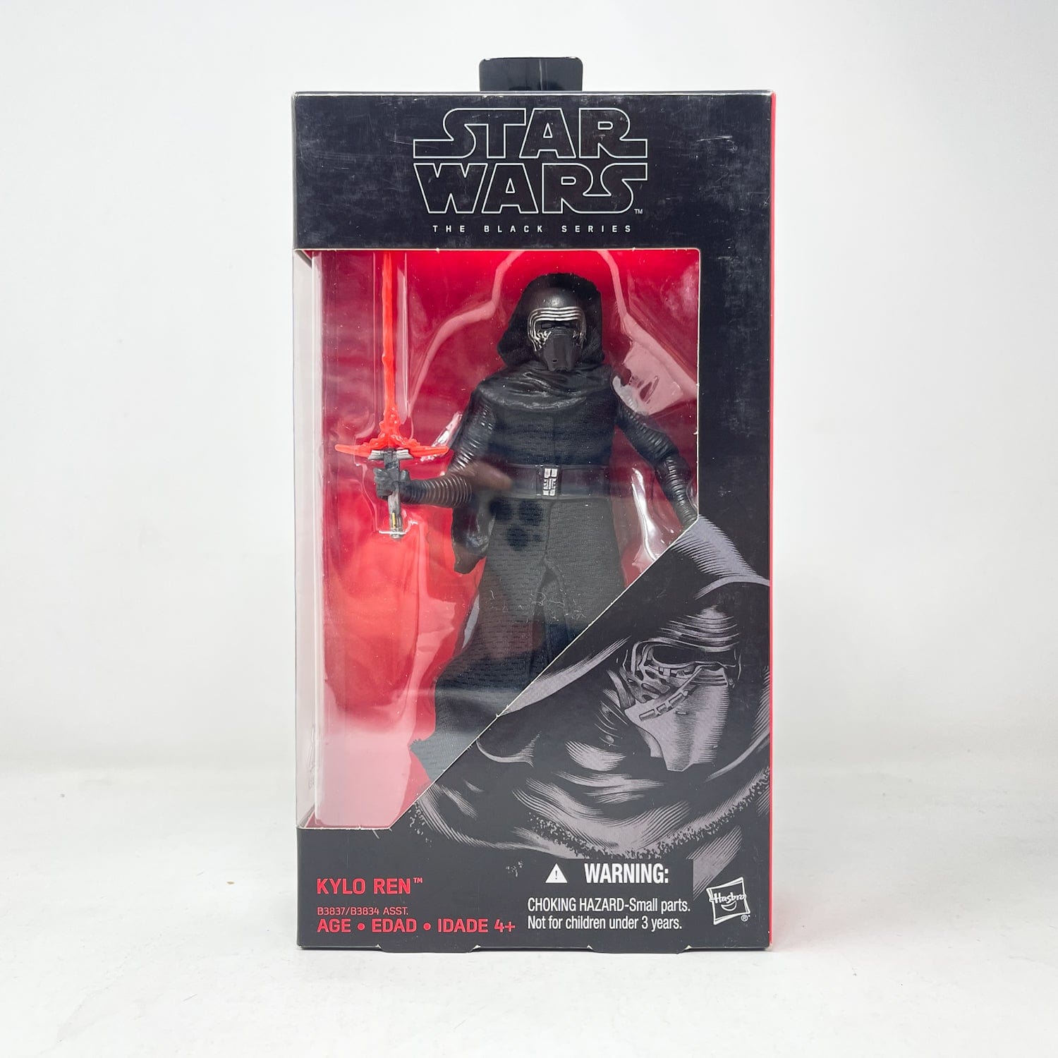 Vintage Hasbro Star Wars Black Series Sealed Figures Kylo Ren (TFA) - Masked #03 - Black Series Hasbro Star Wars Action Figure