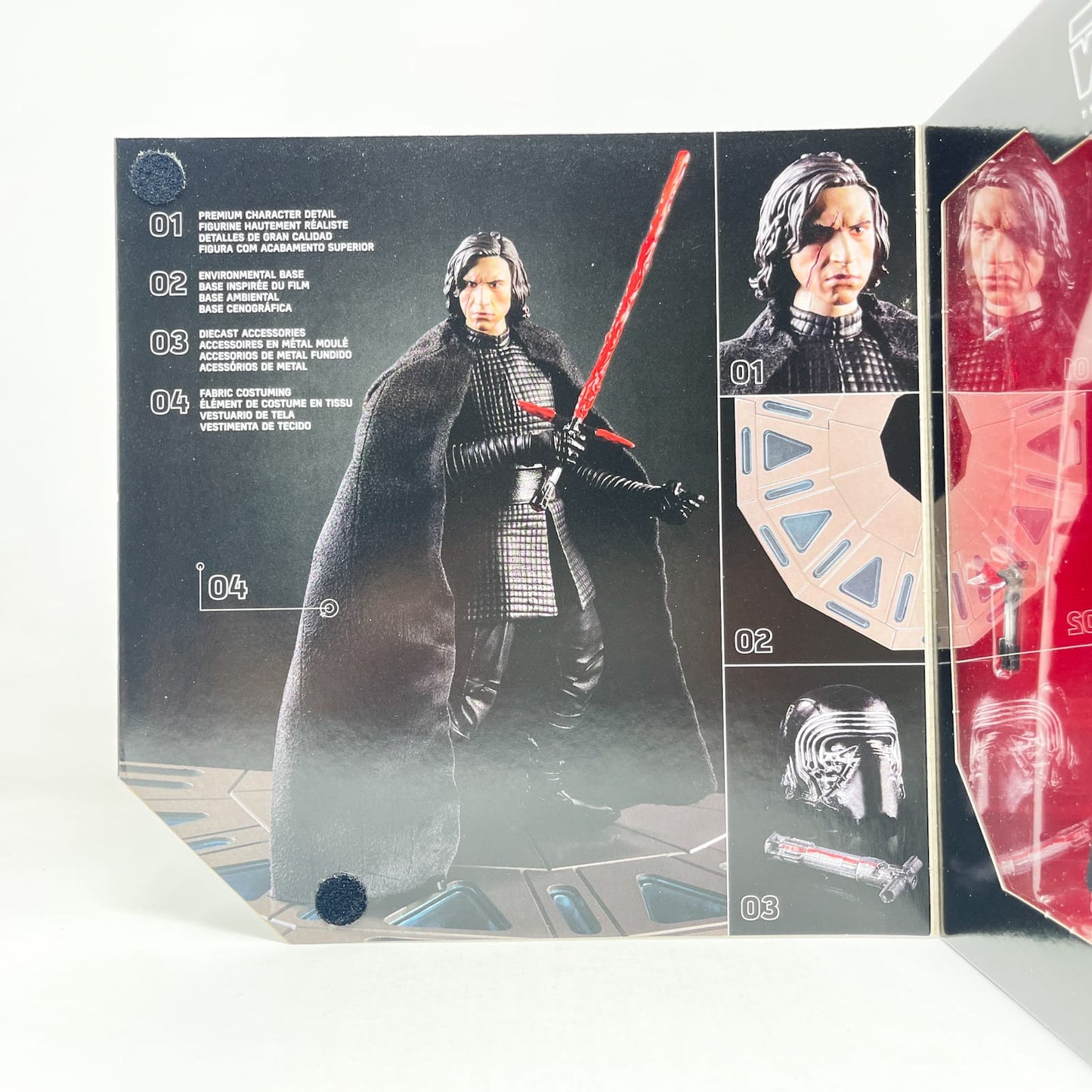 Vintage Hasbro Star Wars Black Series Sealed Figures Kylo Ren Throne Room - Hasbro Black Series (2017)
