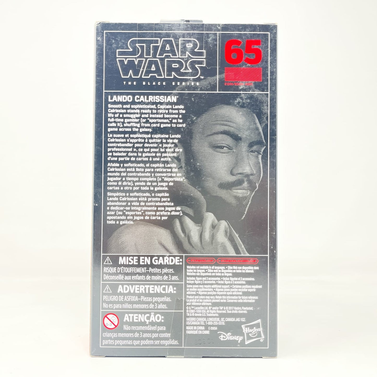 Vintage Hasbro Star Wars Black Series Sealed Figures Lando Calrissian #65 - Hasbro Black Series (2018)
