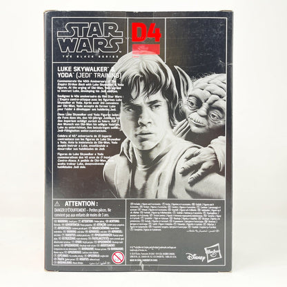 Vintage Hasbro Star Wars Black Series Sealed Figures Luke Skywalker Dagobah & Yoda (Deluxe) D4 - Black Series Hasbro Star Wars Action Figure Set