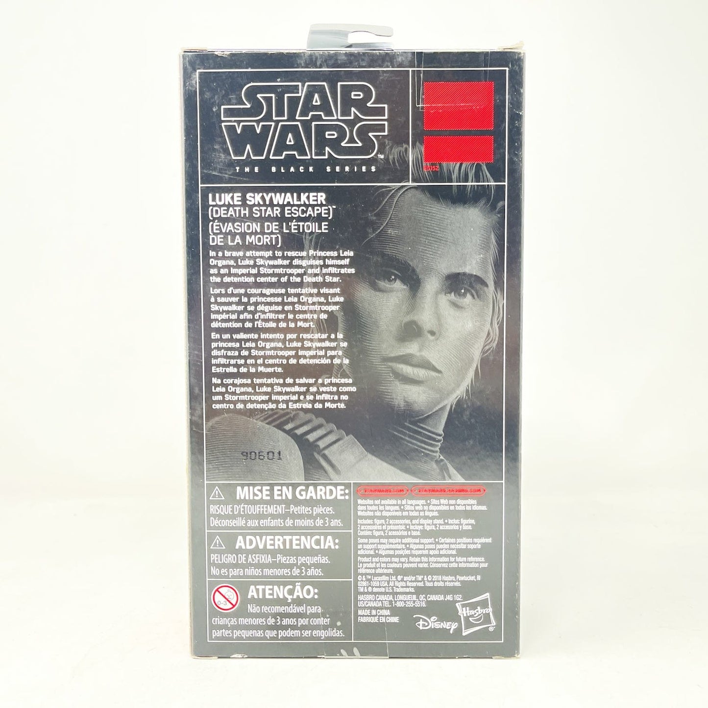 Vintage Hasbro Star Wars Black Series Sealed Figures Luke Skywalker (Death Star Escape) Stormtrooper (2019) - Black Series Hasbro Star Wars Action Figure