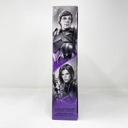 Vintage Hasbro Star Wars Black Series Sealed Figures Luke Skywalker (Imperial Guard) & Princess Leia Organa (Boushh) SOTE - Black Series Hasbro Star Wars 2-pack