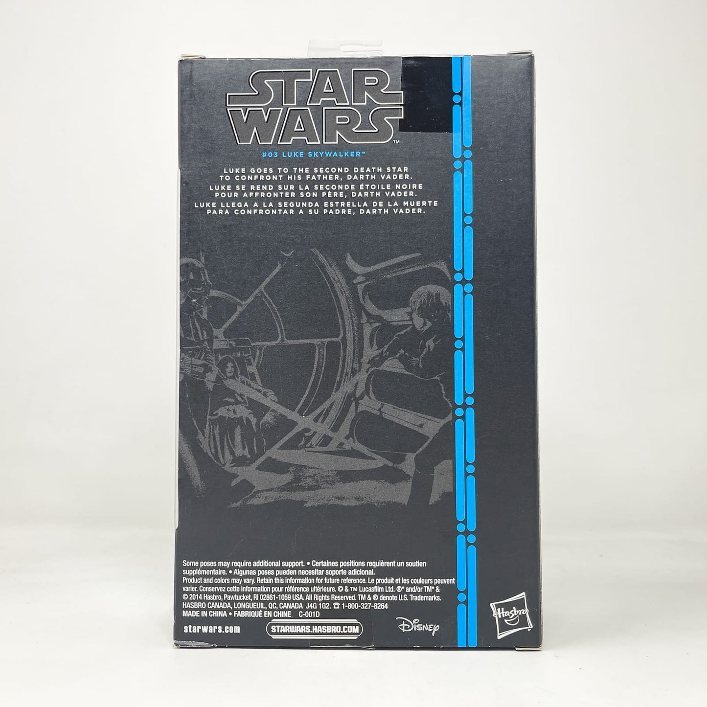 Vintage Hasbro Star Wars Black Series Sealed Figures Luke Skywalker - Jedi Knight #03 - Orange Line - Hasbro Black Series (2014)
