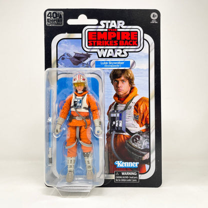 Vintage Hasbro Star Wars Black Series Sealed Figures Luke Skywalker (Snowspeeder) - Black Series 40th Hasbro Star Wars Action Figure