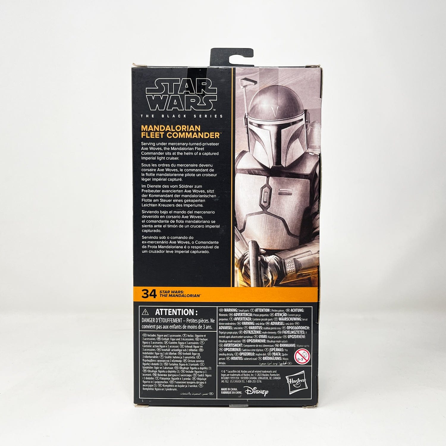 Vintage Hasbro Star Wars Black Series Sealed Figures Mandalorian Fleet Commander MAN34 - Black Series Hasbro Star Wars Action Figure