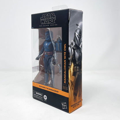 Vintage Hasbro Star Wars Black Series Sealed Figures Mandalorian Nite Owl - MAN 38 - Black Series Hasbro Star Wars Action Figure