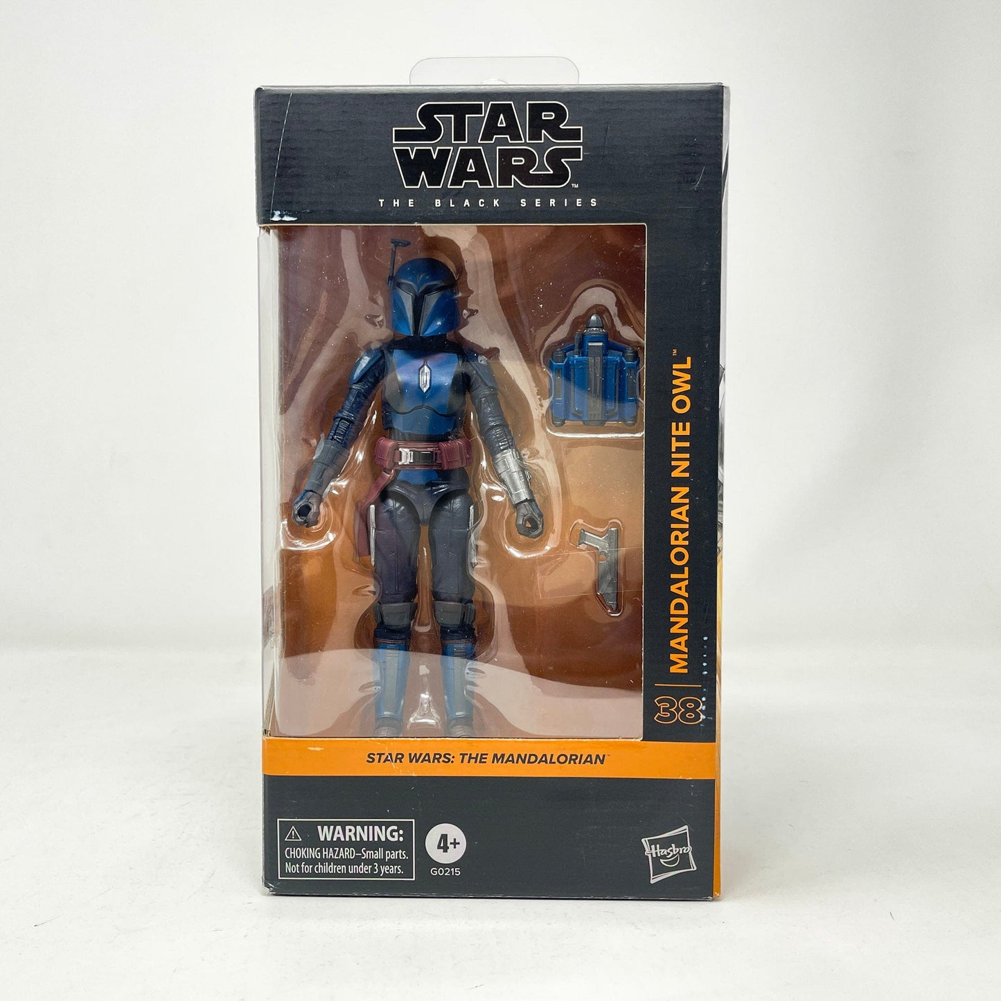 Vintage Hasbro Star Wars Black Series Sealed Figures Mandalorian Nite Owl - MAN 38 - Black Series Hasbro Star Wars Action Figure
