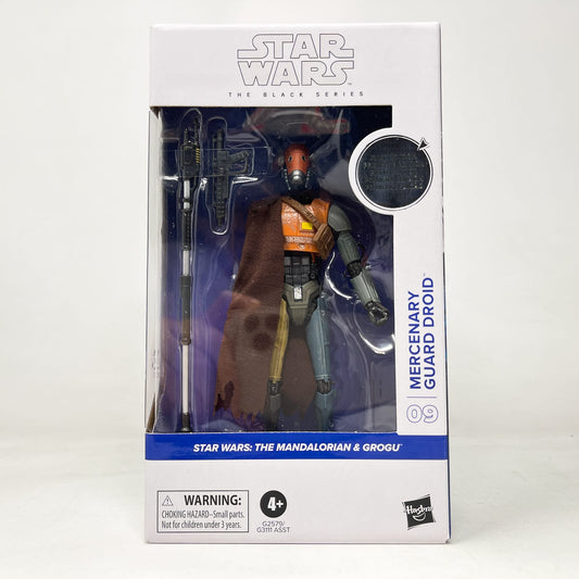 Vintage Hasbro Star Wars Black Series Sealed Figures Mercenary Guard Droid WHITE BOX - The Mandalorian and Grogu #09 - Hasbro Black Series (2026)