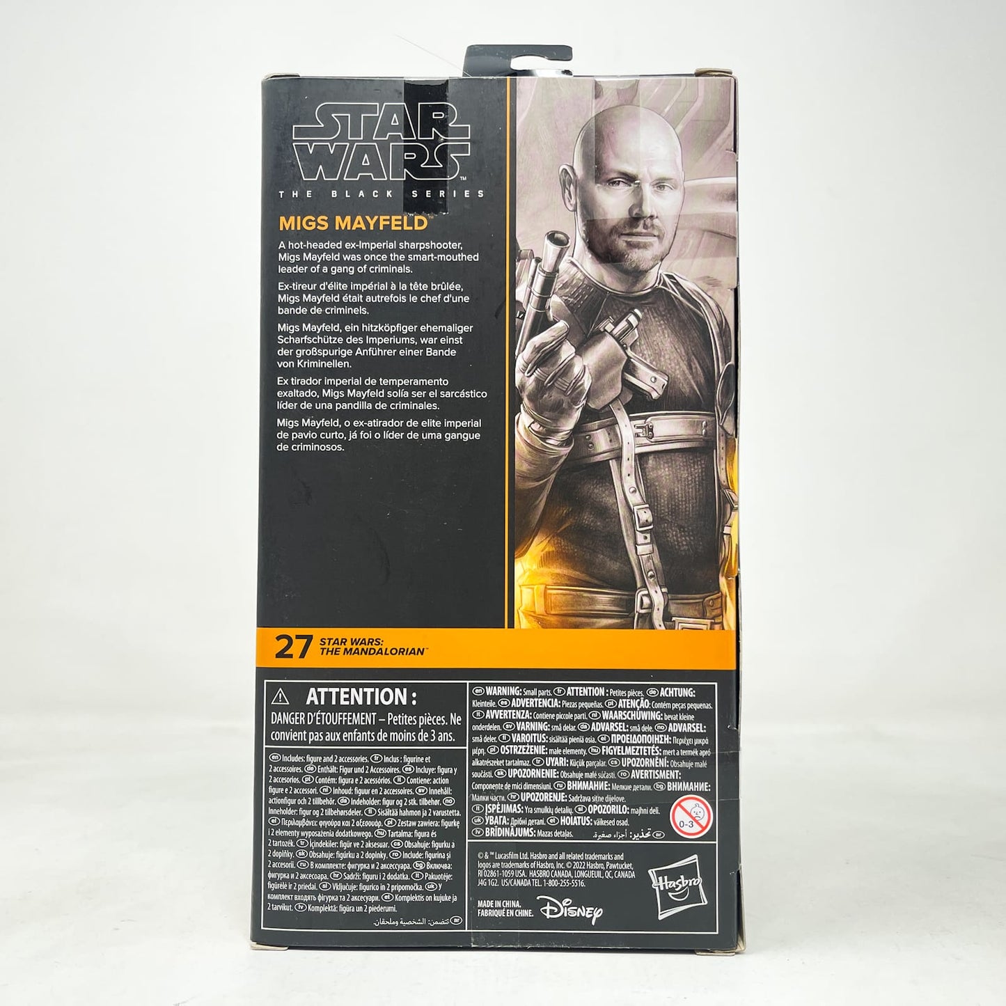 Vintage Hasbro Star Wars Black Series Sealed Figures Migs Mayfeld MAN 27 - Hasbro Black Series (2022)
