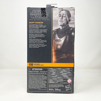 Vintage Hasbro Star Wars Black Series Sealed Figures Moff Gideon - Black Series MAN 08 Hasbro Star Wars Action Figure