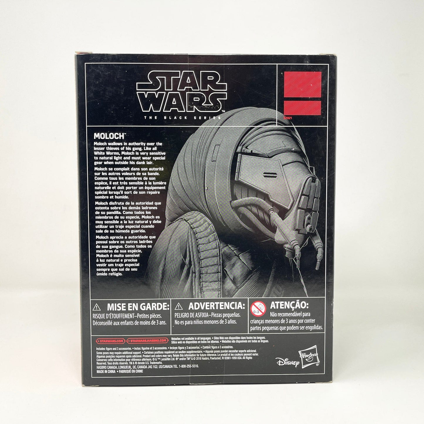 Vintage Hasbro Star Wars Black Series Sealed Figures Moloch (Solo) Deluxe (2018) - Black Series Hasbro Star Wars Action Figure