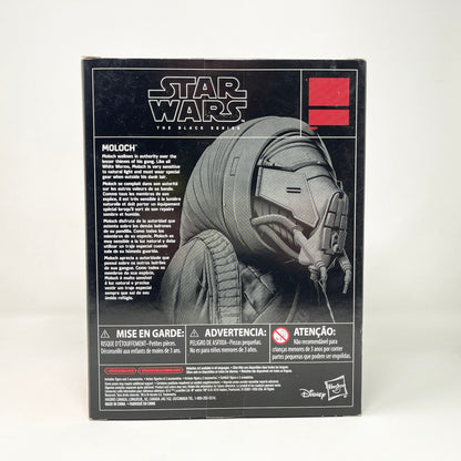Vintage Hasbro Star Wars Black Series Sealed Figures Moloch (Solo) Deluxe (2018) - Black Series Hasbro Star Wars Action Figure