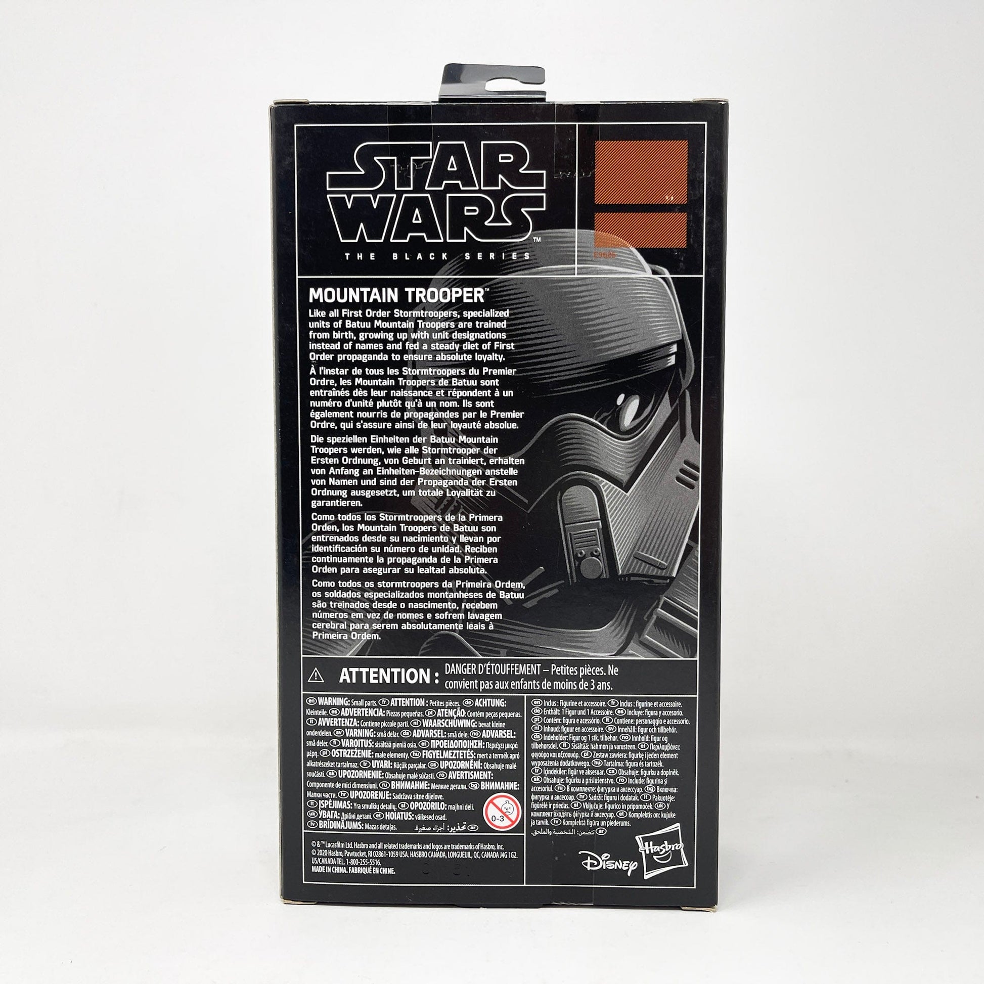 Vintage Hasbro Star Wars Black Series Sealed Figures Mountain Trooper (Galaxy's Edge) - Black Series Hasbro Star Wars Action Figure