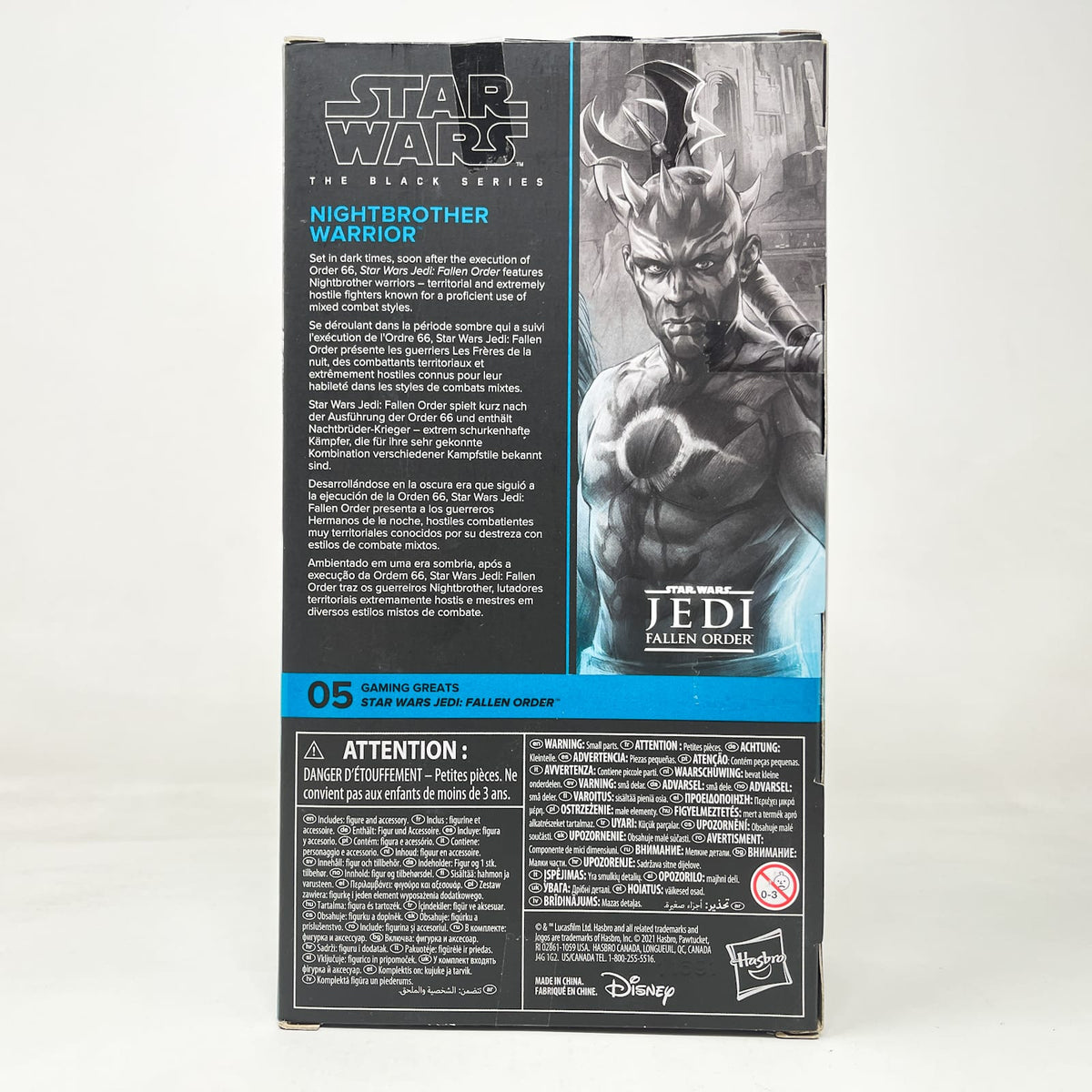 Vintage Hasbro Star Wars Black Series Sealed Figures Nightbrother Warrior GG 05 - Hasbro Black Series (2021)