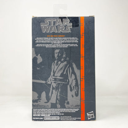 Vintage Hasbro Star Wars Black Series Sealed Figures Obi-Wan Kenobi #10 - Orange Line - Hasbro Black Series (2014)