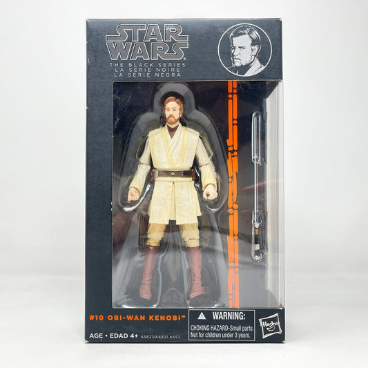 Vintage Hasbro Star Wars Black Series Sealed Figures Obi-Wan Kenobi #10 - Orange Line - Hasbro Black Series (2014)