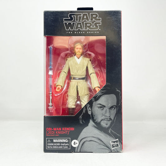 Vintage Hasbro Star Wars Black Series Sealed Figures Obi Wan Kenobi (Jedi Knight) #111 - Black Series Hasbro Star Wars Action Figure