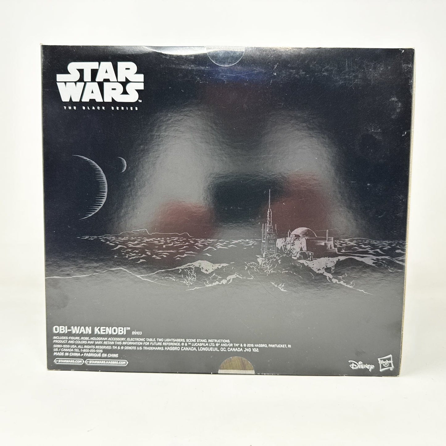 Vintage Hasbro Star Wars Black Series Sealed Figures Obi-Wan Kenobi with Leia Hologram Table (SDCC 2016) - Black Series Hasbro Star Wars Box Set