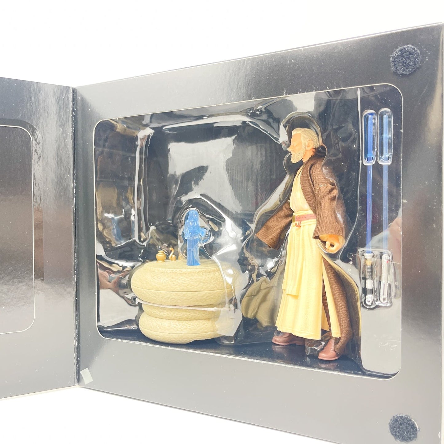 Vintage Hasbro Star Wars Black Series Sealed Figures Obi-Wan Kenobi with Leia Hologram Table (SDCC 2016) - Black Series Hasbro Star Wars Box Set