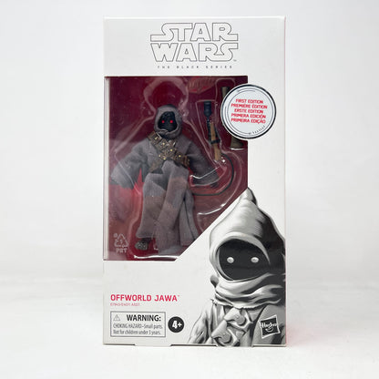 Vintage Hasbro Star Wars Black Series Sealed Figures Offworld Jawa (First Edition) #96 - Hasbro Black Series (2019)