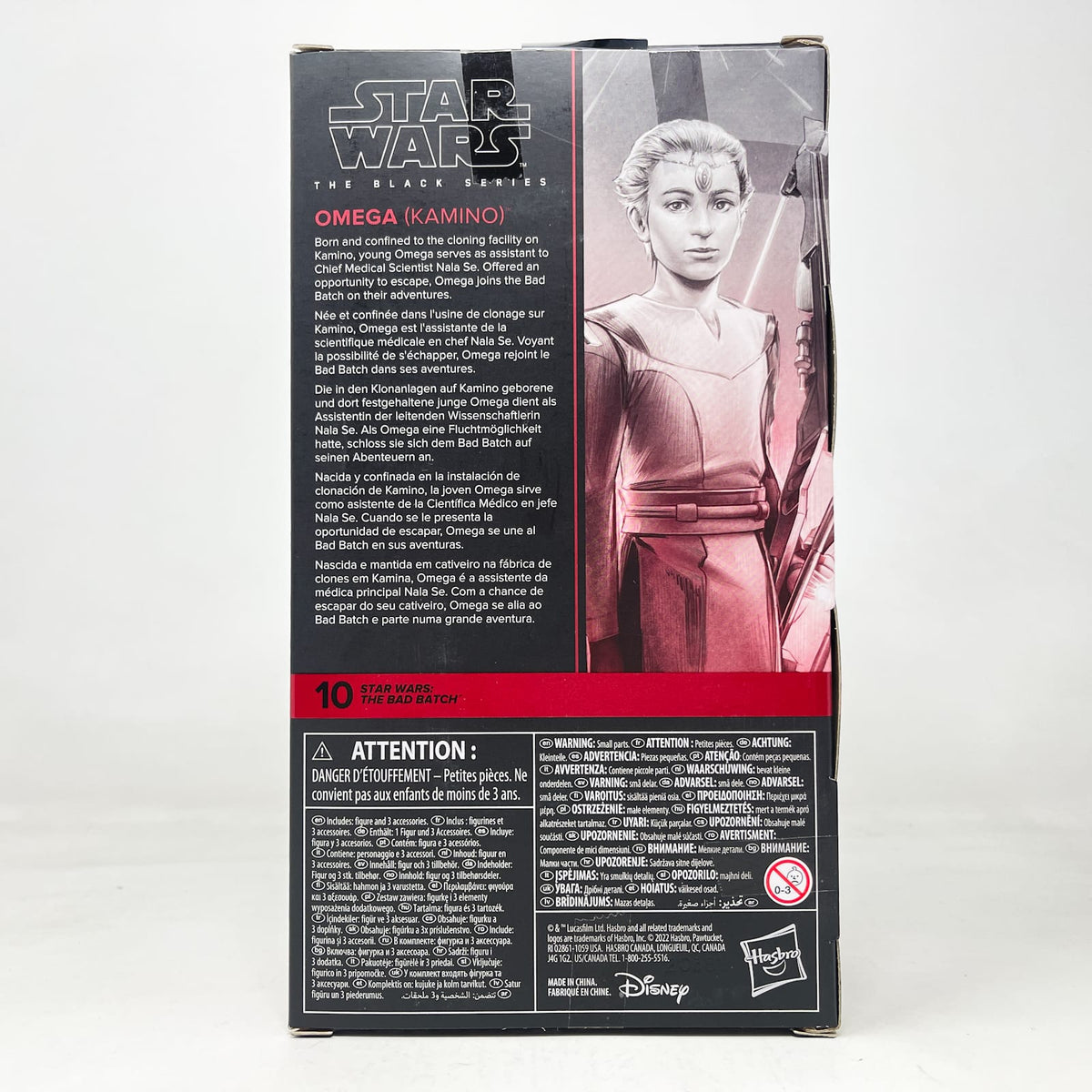Vintage Hasbro Star Wars Black Series Sealed Figures Omega - Kamino (The Bad Batch) BB 10 - Hasbro Black Series (2022)