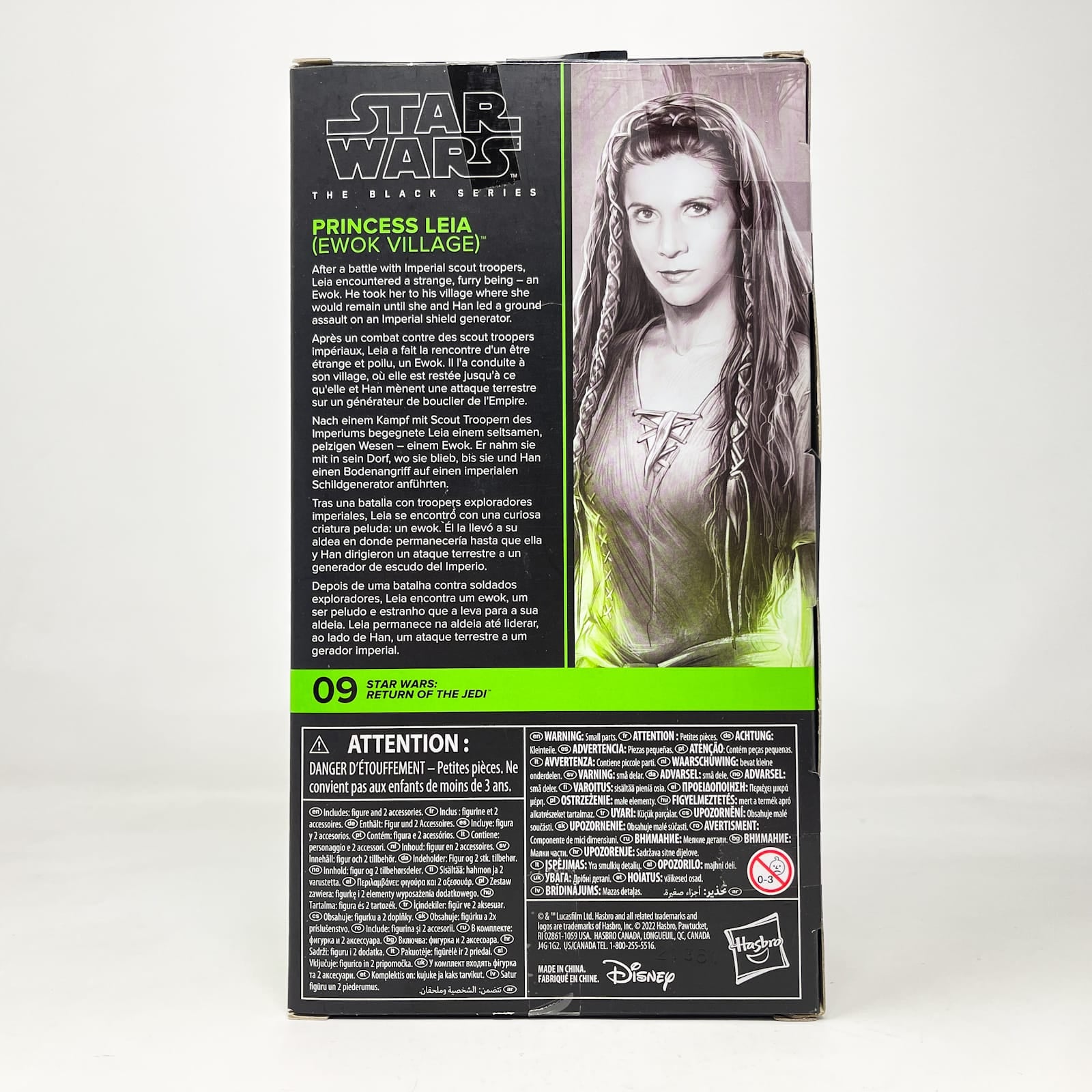 Vintage Hasbro Star Wars Black Series Sealed Figures Princess Leia (Ewok Village) ROTJ 09 - Hasbro Black Series (2022)