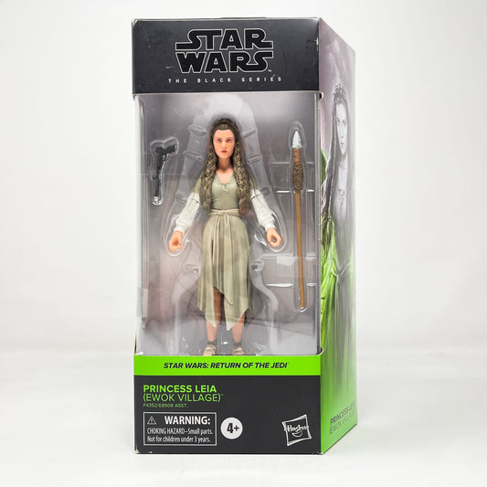 Vintage Hasbro Star Wars Black Series Sealed Figures Princess Leia (Ewok Village) ROTJ 09 - Hasbro Black Series (2022)