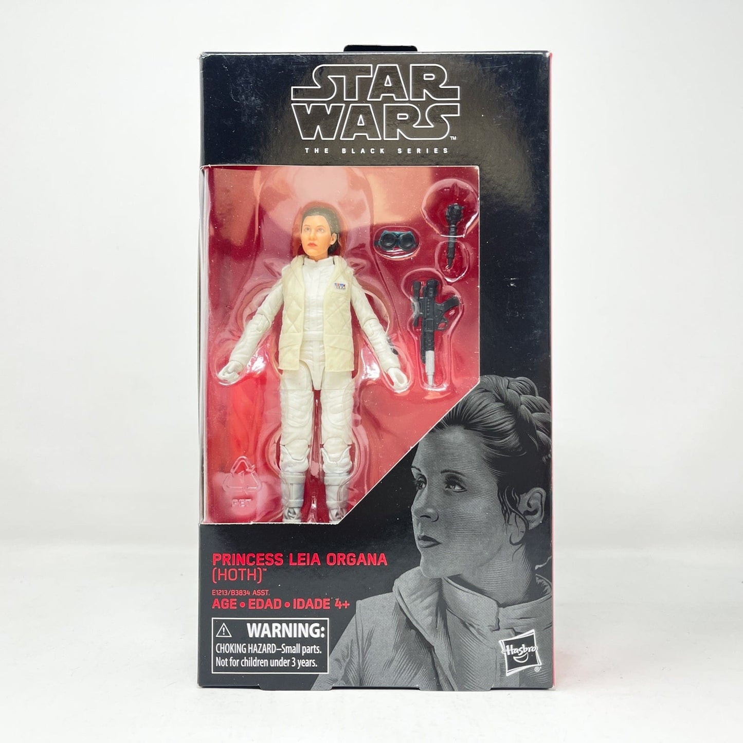 Vintage Hasbro Star Wars Black Series Sealed Figures Princess Leia Organa (Hoth) #75 - Black Series Hasbro Star Wars Action Figure