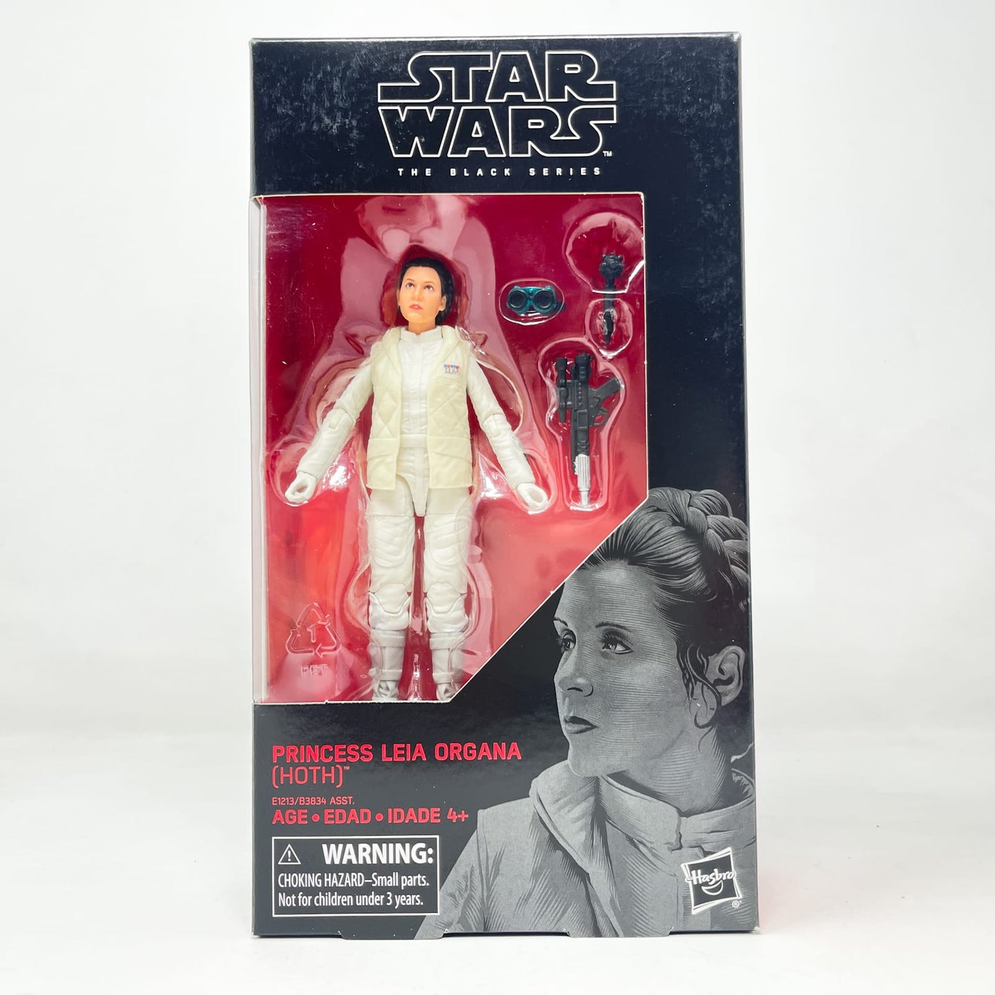 Vintage Hasbro Star Wars Black Series Sealed Figures Princess Leia Organa (Hoth) #75 - Hasbro Black Series (2018)