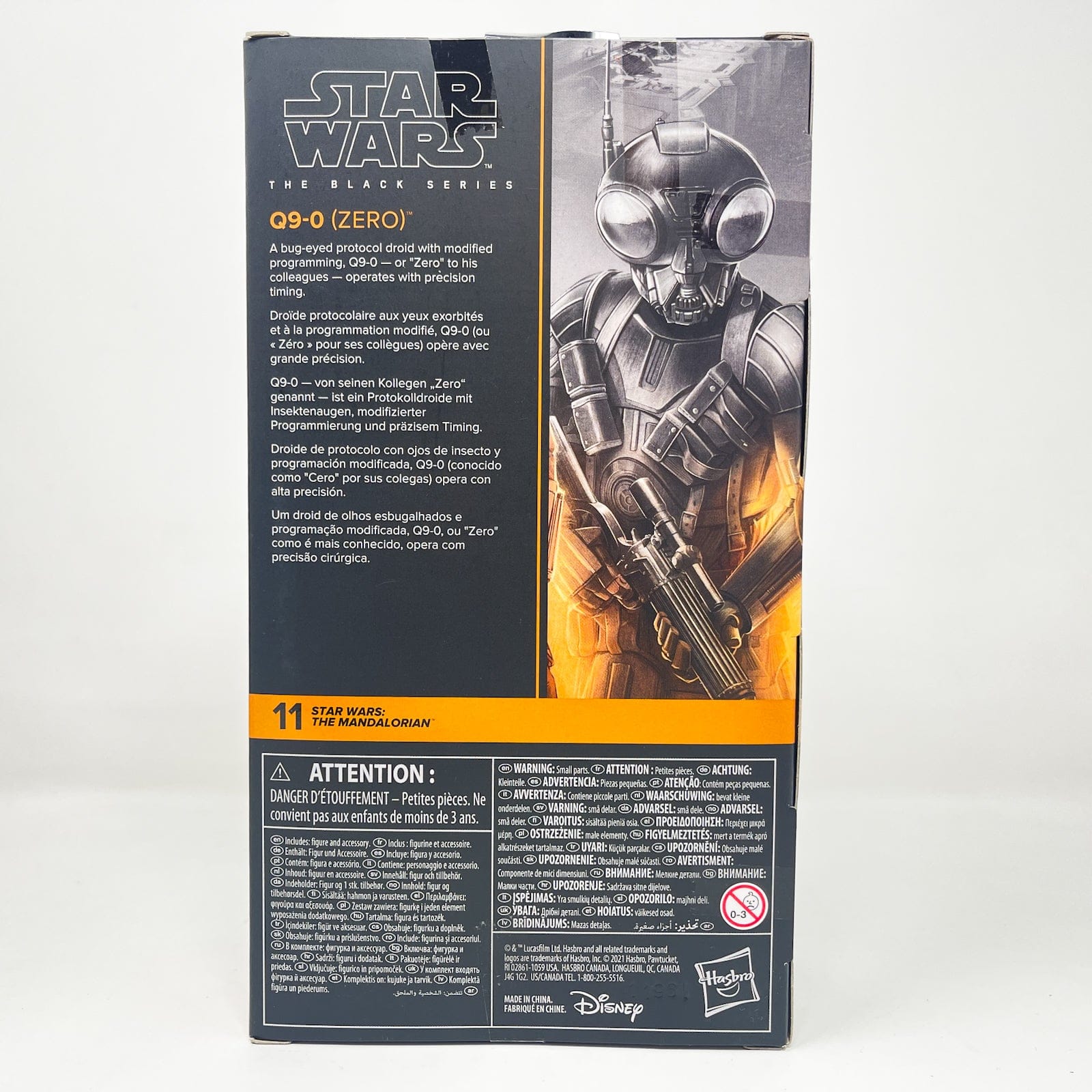 Vintage Hasbro Star Wars Black Series Sealed Figures Q9-0 (Zero) MAN 11 - Black Series Hasbro Star Wars Action Figure