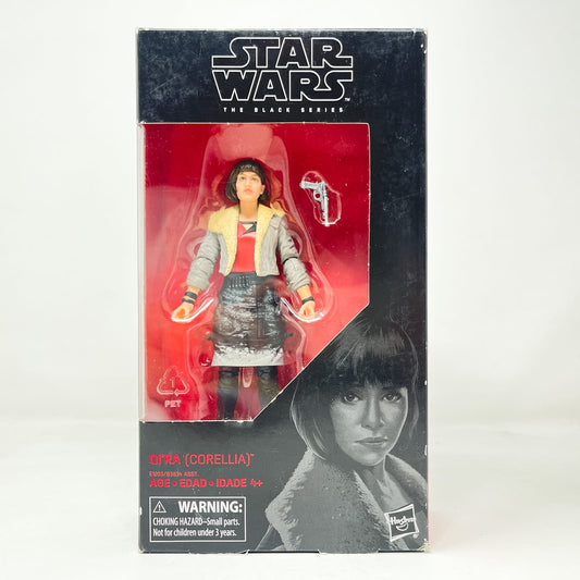 Vintage Hasbro Star Wars Black Series Sealed Figures Qi'Ra - Corellia (Solo) #66 - Hasbro Black Series (2018)