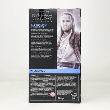 Vintage Hasbro Star Wars Black Series Sealed Figures Qui-Gon Jinn (Force Spirit) OBI #16 - Hasbro Black Series (2023)