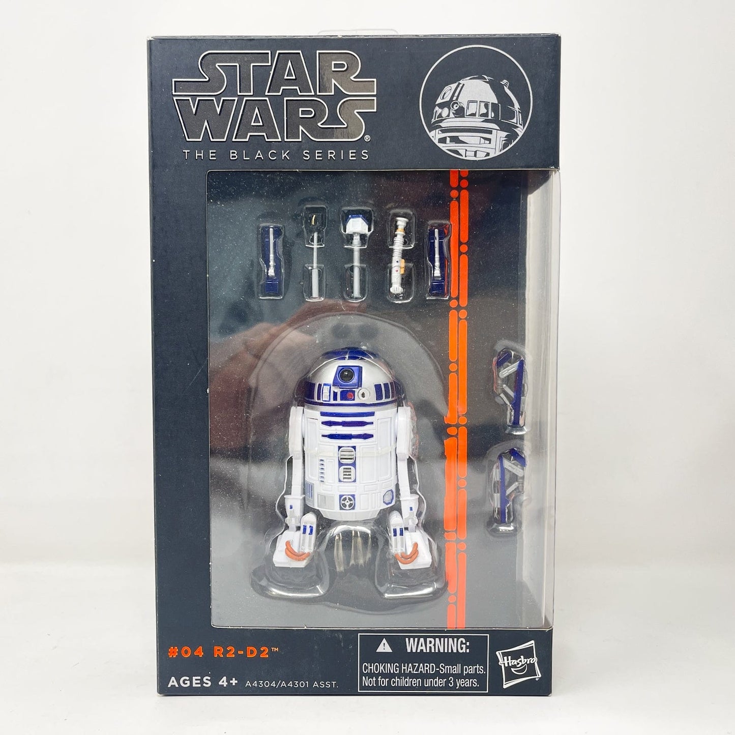 Vintage Hasbro Star Wars Black Series Sealed Figures R2-D2 - Orange #04 - Black Series Hasbro Star Wars Action Figure